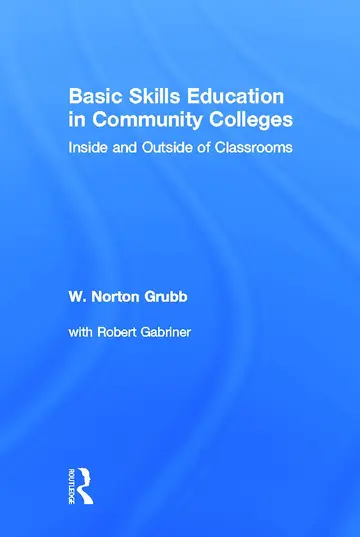 Cover of Basic Skills Education in Community Colleges