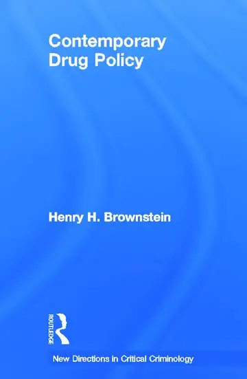 Cover of Contemporary Drug Policy