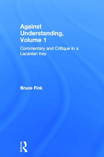 Cover of Against Understanding