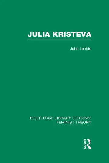 Cover of Julia Kristeva