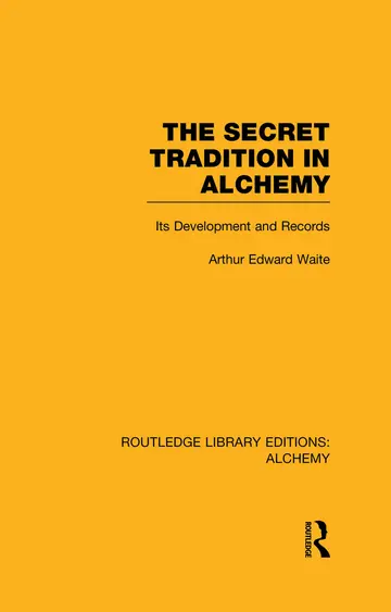 Cover of The Secret Tradition in Alchemy