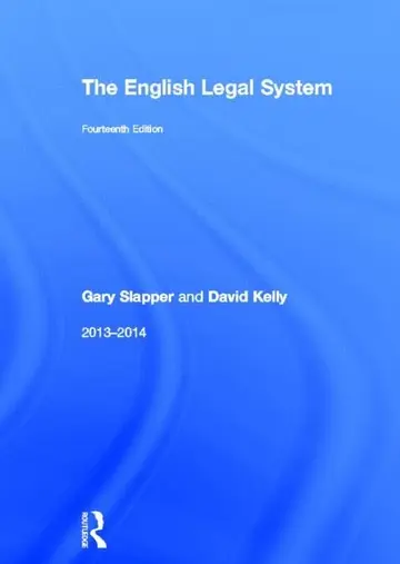 Cover of The English Legal System