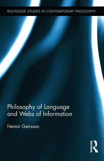 Cover of Philosophy of Language and Webs of Information