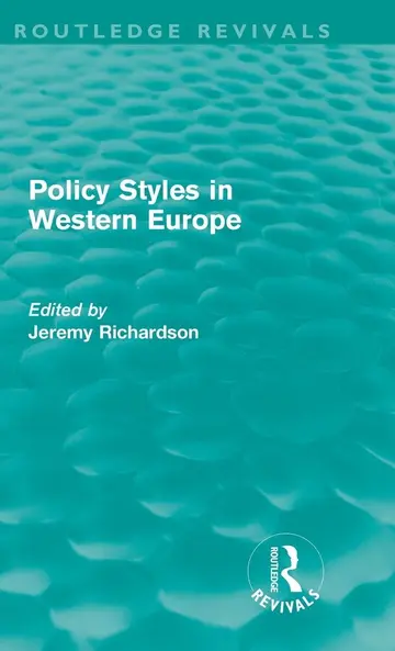 Cover of Policy Styles in Western Europe