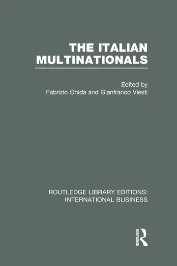 Cover of The Italian Multinationals