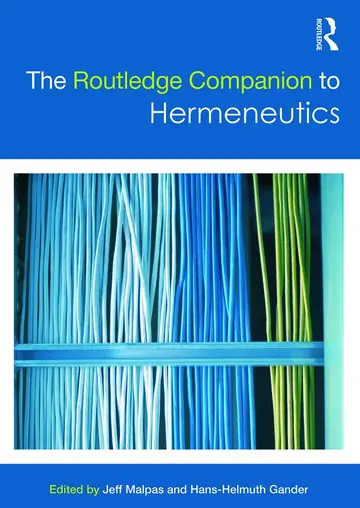 Cover of The Routledge Companion to Hermeneutics