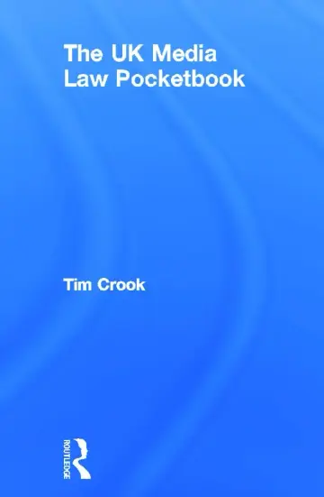 Cover of The UK Media Law Pocketbook