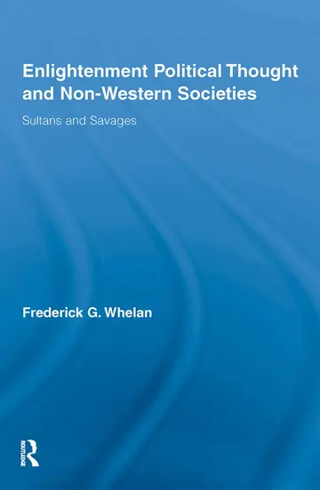 Cover of Enlightenment Political Thought and Non-western Societies