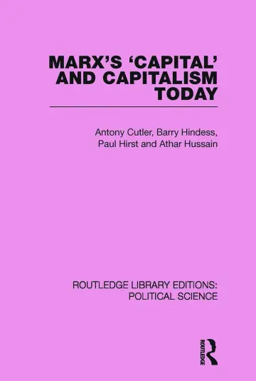 Cover of Marx's Capital and Capitalism Today