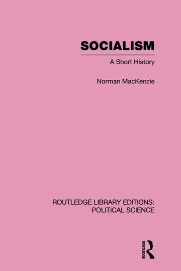 Cover of Socialism Routledge
