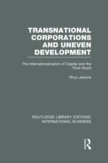 Cover of Transnational Corporations and Uneven Development