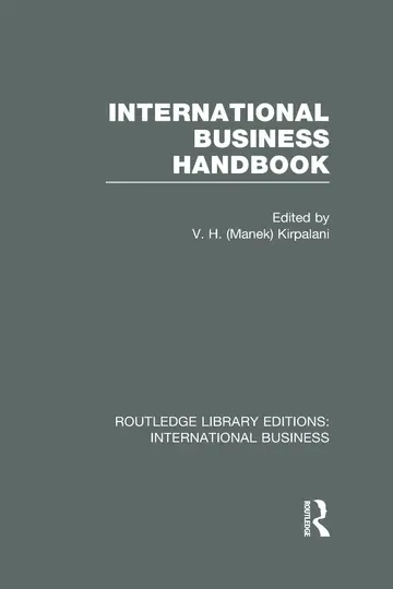 Cover of International Business Handbook