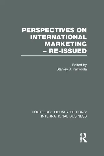 Cover of Perspectives on International Marketing - Re-issued
