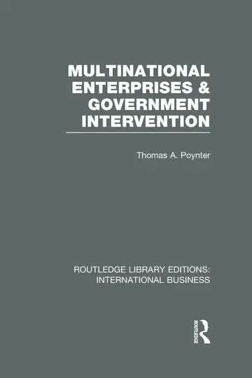 Cover of Multinational Enterprises and Government Intervention