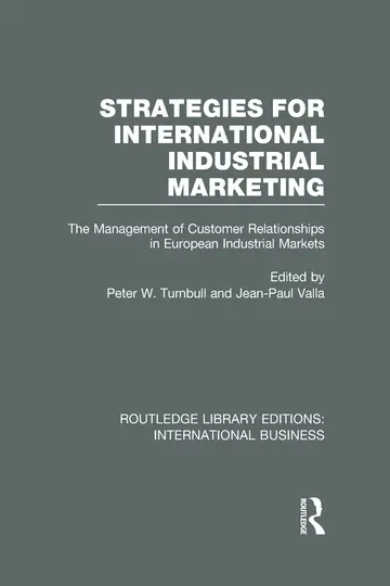 Cover of Strategies for International Industrial Marketing