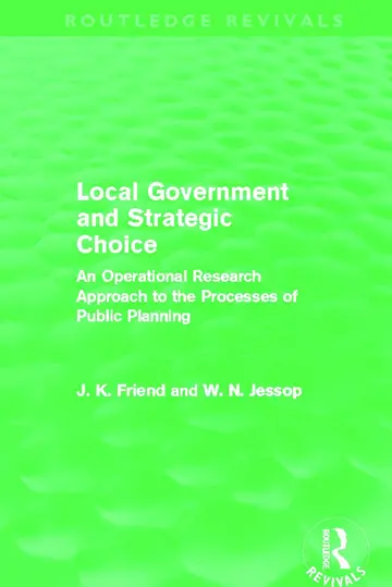 Cover of Local Government and Strategic Choice