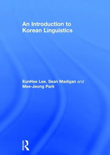 Cover of An Introduction to Korean Linguistics