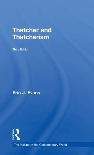 Cover of Thatcher and Thatcherism