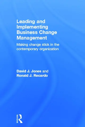 Cover of Leading and Implementing Business Change Management