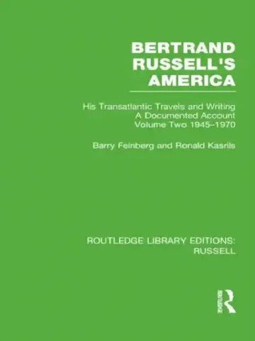 Cover of Bertrand Russell's America