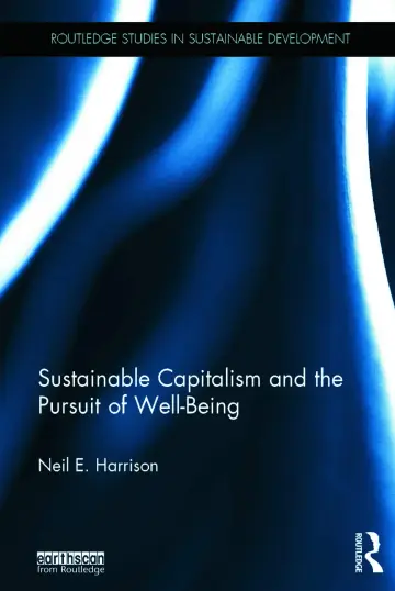 Cover of Sustainable Capitalism and the Pursuit of Well-Being