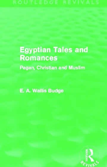 Cover of Egyptian Tales and Romances