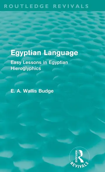 Cover of Egyptian Language