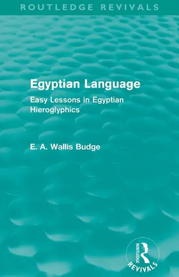 Cover of Egyptian Language