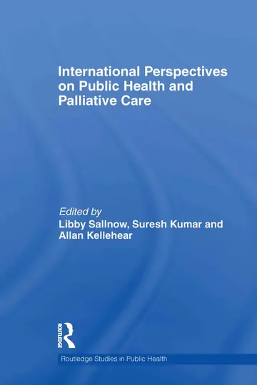 Cover of International Perspectives on Public Health and Palliative Care