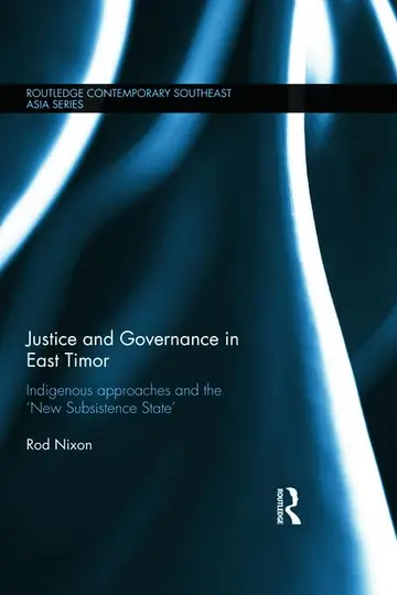 Cover of Justice and Governance in East Timor