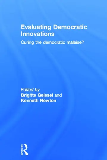 Cover of Evaluating Democratic Innovations