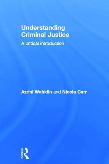 Cover of Understanding Criminal Justice
