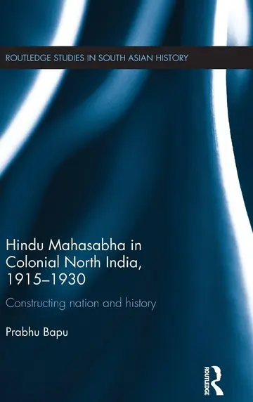 Cover of Hindu Mahasabha in Colonial North India, 1915-1930