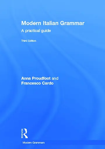 Cover of Modern Italian Grammar