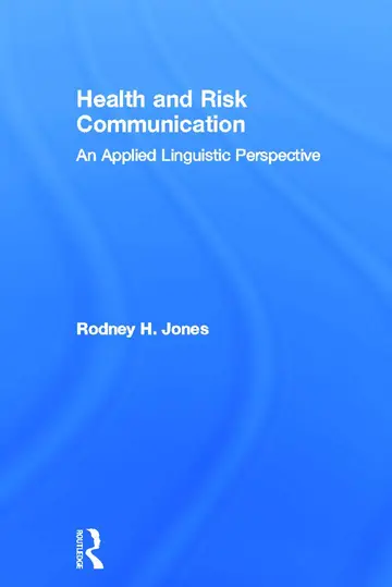Cover of Health and Risk Communication