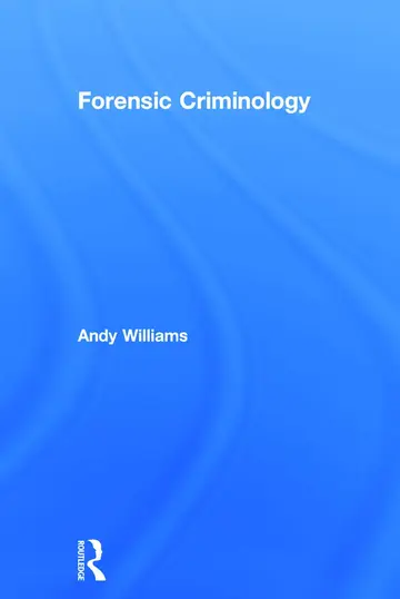 Cover of Forensic Criminology