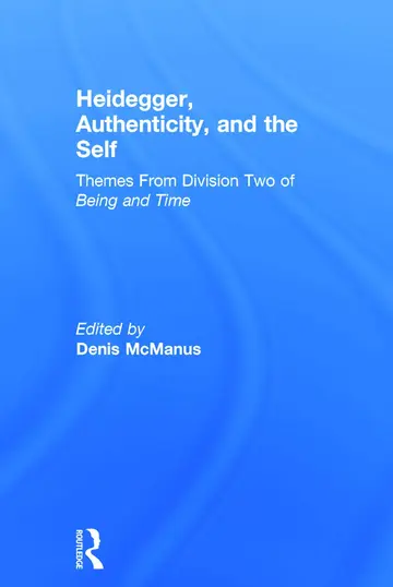 Cover of Heidegger, Authenticity, and the Self