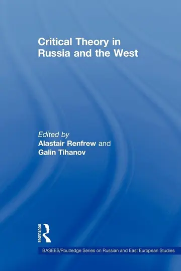Cover of Critical Theory in Russia and the West