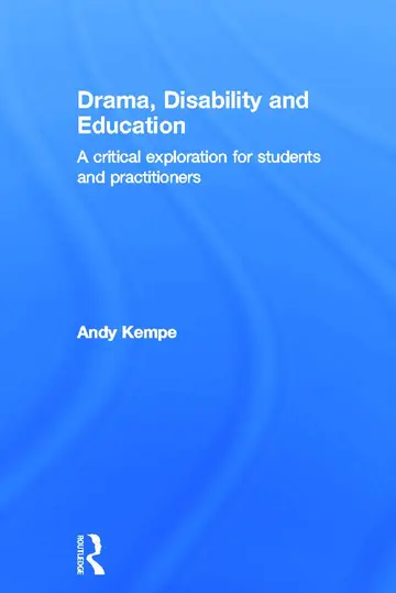 Cover of Drama, Disability and Education