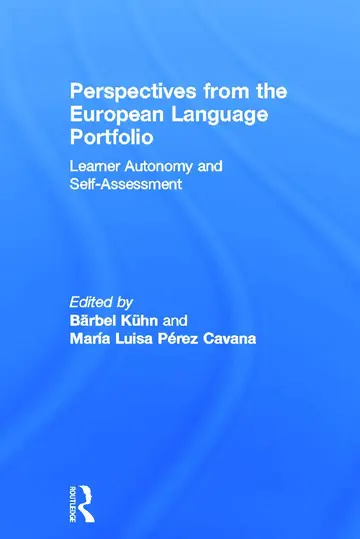 Cover of Perspectives from the European Language Portfolio