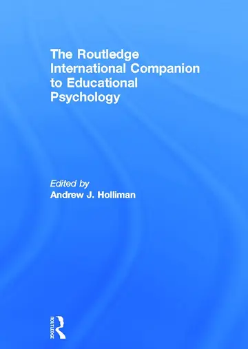 Cover of The Routledge International Companion to Educational Psychology