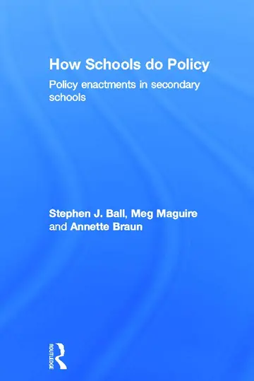 Cover of How Schools Do Policy