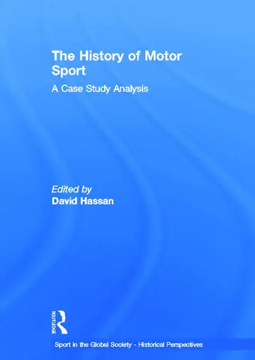 Cover of The History of Motor Sport