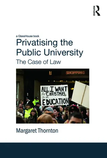 Cover of Privatising the Public University