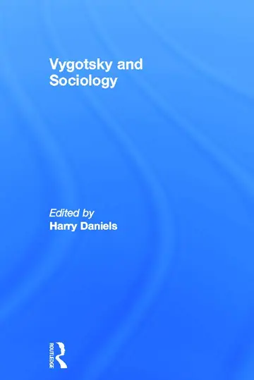 Cover of Vygotsky and Sociology