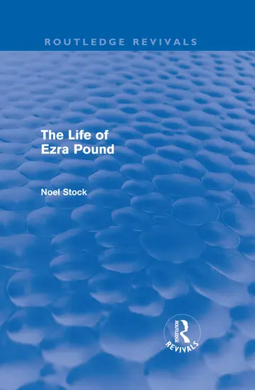 Cover of The Life of Ezra Pound