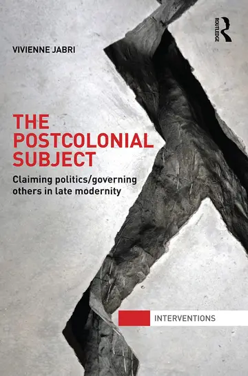 Cover of The Postcolonial Subject