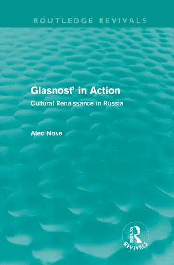 Cover of Glasnost in Action