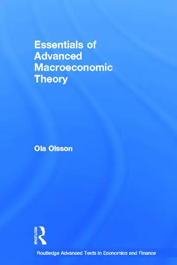Cover of Essentials of Advanced Macroeconomic Theory
