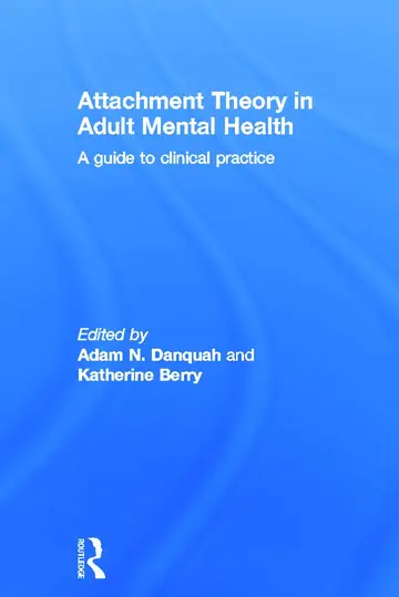 Cover of Attachment Theory in Adult Mental Health